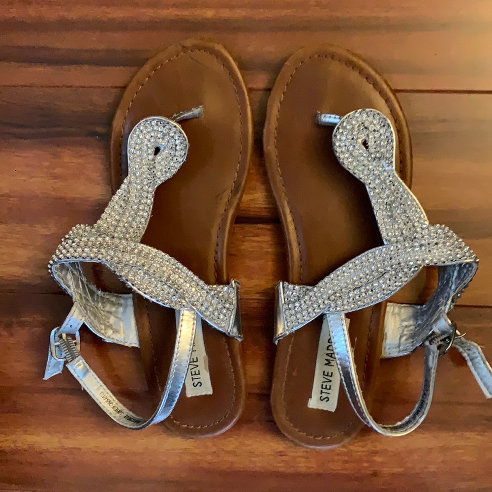 Steve Madden glitter sandals